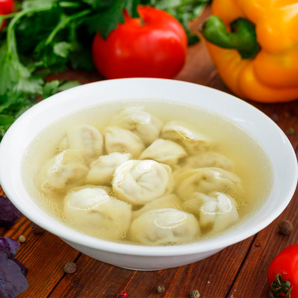 Пельмени со сметаной Пельмени со сметаной